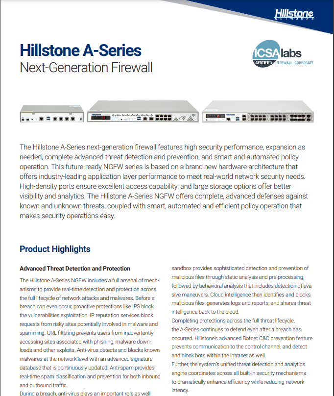 Hillstone A-Series Next-Generation Firewall.pdf