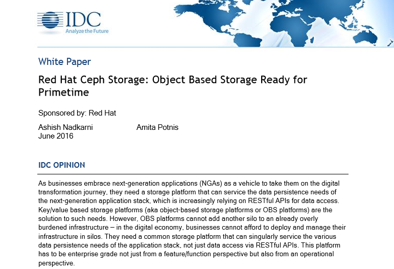 Red Hat Ceph Storage: Object Based Storage Ready for Primetime .pdf