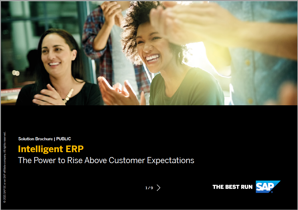 [Solution Brochure | PUBLIC ©] Intelligent ERP - The Power to Rise Above Customer Expectations .pdf